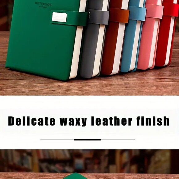 Deer Embossed Notebook Journal Solid Bar Tab with Pen - Picture 5 of 7